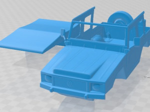 Volkswagen Iltis 1988 Printable Body Car 3D प्रिंट मॉडल