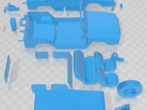 Volkswagen Iltis 1988 Printable Car Modelo de impresión 3D