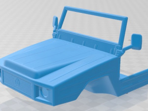 Volkswagen Iltis 1988 Printable Car Modelo de impresión 3D