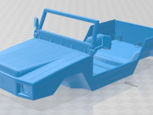 Volkswagen Iltis 1988 Printable Car Modelo de impresión 3D