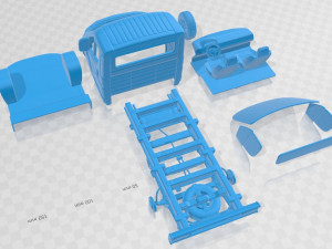 Fiat Ducato Chassis Truck Single Cab 3450WB 2022 Printable 3D 打印模型