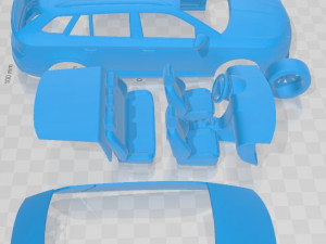 Skoda Fabia Scoutline 2019 Printable Car Modèles 3D en vedette