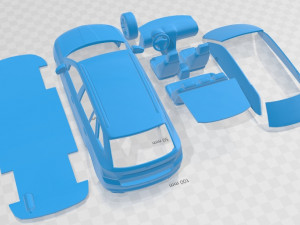 Skoda Fabia Scoutline 2019 Printable Car Modèles 3D en vedette
