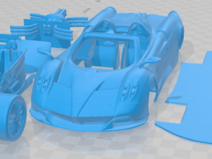 Pagani Huayra Printable Car 3D Print Model