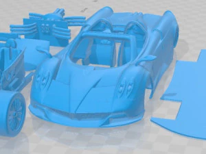 Pagani Huayra Printable Car 3D Print Model