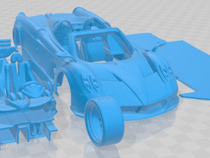 Pagani Huayra Printable Car 3D Принт Модель
