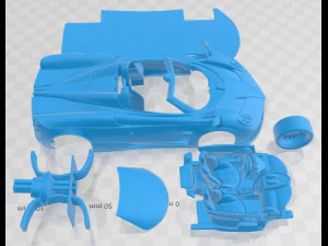 Pagani Huayra Printable Car 3D Print Model