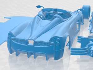 Pagani Huayra Printable Car 3D Принт Модель