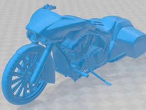 Motocicleta imprim&iacute;vel Honda Slammer Bagger Modelo de Impressão 3D