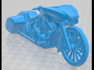 Honda Slammer Bagger Printable Motorcycle 3D-Druckmodell