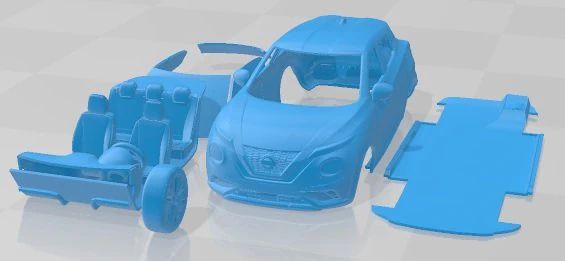 Nissan Juke 2020 Printable Car 3D Print Model .c4d .max .obj .3ds .fbx .stl .blend 