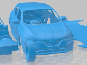 Renault Megane RS Trophy 300 2018 Printable Car 3D-printmodel