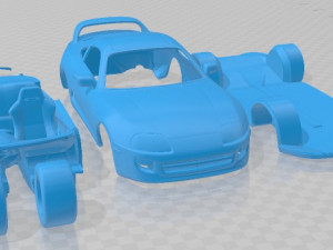 Toyota Supra 1998 Printable Car Modelo de impresión 3D