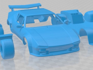 De Tomaso Pantera GT5S 1984 Printable Car 3D-printmodel
