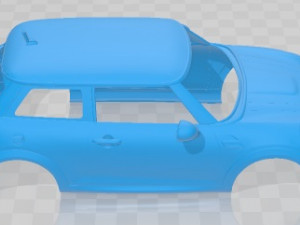 Cooper 2022 Printable Body Car Modèles 3D en vedette