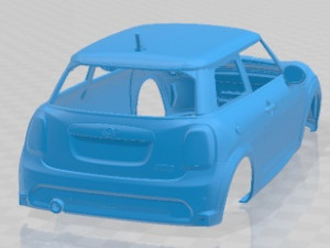 Cooper 2022 Printable Body Car Modèles 3D en vedette