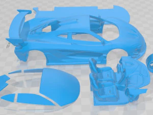 McLaren P1 Printable Car 3D Print Model