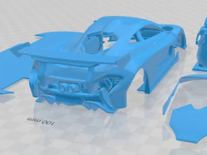 McLaren P1 Printable Car 3D Print Model