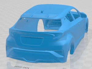 Toyota C HR GR Sport 2021 Printable Body Car 3D 打印模型