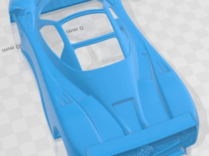 Pagani Zonda F 2005 Printable Body Car Modelo de Impressão 3D