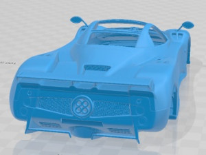 Pagani Zonda F 2005 Printable Body Car Modelo de Impressão 3D