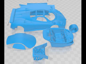 Pagani Zonda F 2005 Printable Car 3D Print Model