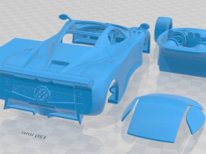 Pagani Zonda F 2005 Printable Car 3D-printmodel