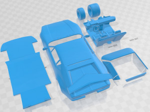 De Tomaso Pantera GTS 1971 Printable Car 3D Принт Модель