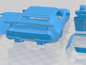 De Tomaso Pantera GTS 1971 Printable Car 3D Принт Модель