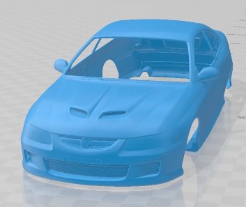 Holden Monaro VZ CV8 Z 2005 Printable Body Car Modelo de impresión 3D .c4d .max .obj .3ds .fbx .stl .blend