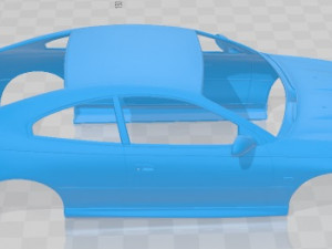 Holden Monaro VZ CV8 Z 2005 Printable Body Car Modelo de impresión 3D