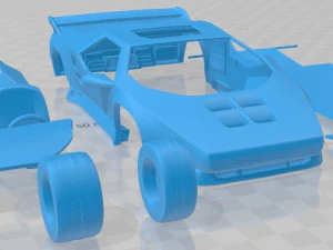 Vector W8 1992 Printable Car 3D Print Model
