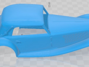 Mercedes Benz 380 K Cabriolet Printable Body Car 3D Print Model