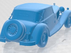 Mercedes Benz 380 K Cabriolet Printable Car 3D Принт Модель
