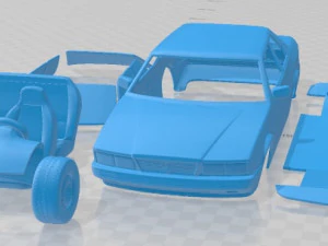 Maserati Biturbo 1982 Printable Car 3D Print Model