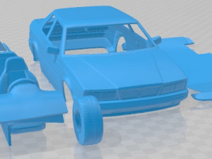 Maserati Biturbo 1982 Printable Car 3D Print Model
