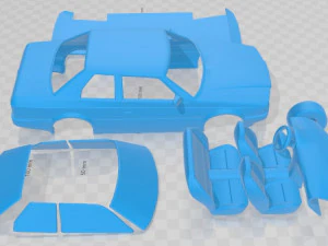 Maserati Biturbo 1982 Printable Car 3D Print Model