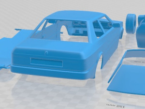 Maserati Biturbo 1982 Printable Car 3D Print Model