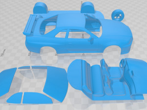 Nissan Skyline R34 GT-R Coupe 1999 Printable Car 3D 프린트 모델