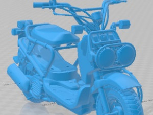 Honda NPS50 Zoomer Ruckus 2005 Printable Motorbike Modello di stampa 3D