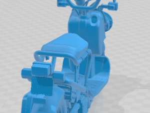 Honda NPS50 Zoomer Ruckus 2005 Printable Motorbike Modello di stampa 3D