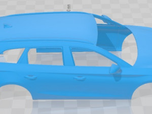Seat Leon Sportstourer 2020 Printable Body Car 3D Print Model