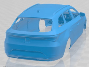 Seat Leon Sportstourer 2020 Printable Body Car 3D Print Model