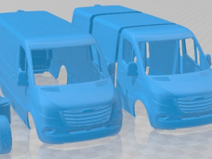 Freightliner Sprinter Panel Van L2H1 2019 Printable 3D प्रिंट मॉडल