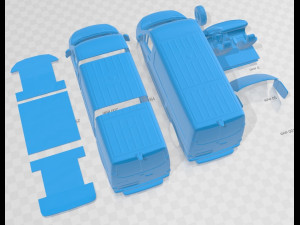 Freightliner Sprinter Panel Van L2H1 2019 Printable 3D प्रिंट मॉडल