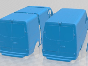 Freightliner Sprinter Panel Van L2H1 2019 Printable 3D प्रिंट मॉडल