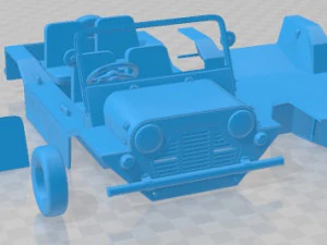 Mini Moke Printable Car 3D Print Model