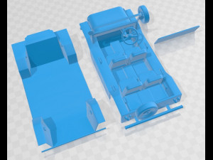 Mini Moke Printable Car 3D 打印模型