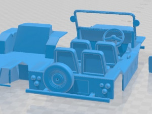 Mini Moke Printable Car 3D 打印模型