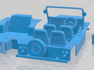 Mini Moke Printable Car 3D Print Model
